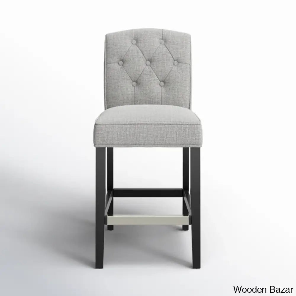 Hortonc Swivel Tufted Counter And Bar Stool