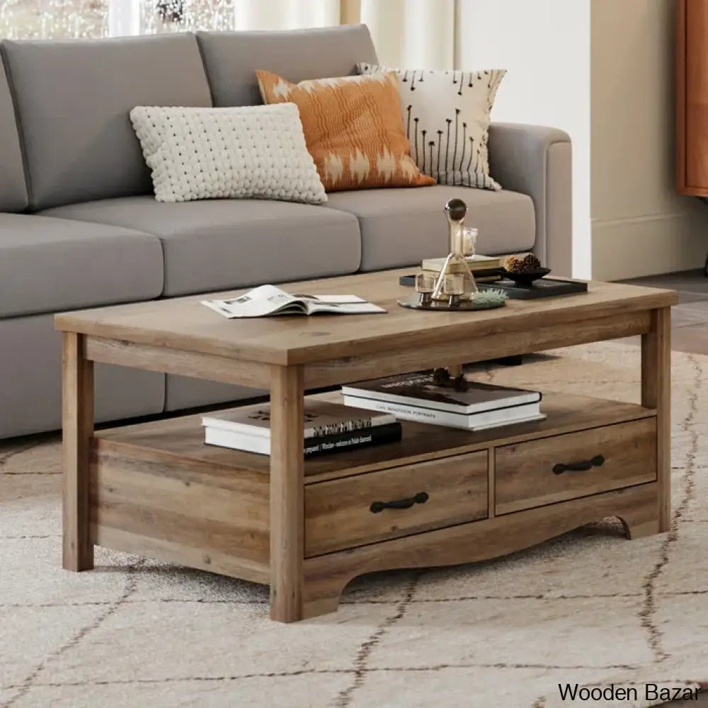 Hulettc Coffee And Center Table With Storage