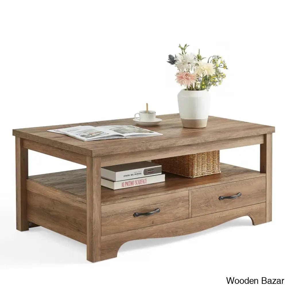 Hulettc Coffee And Center Table With Storage