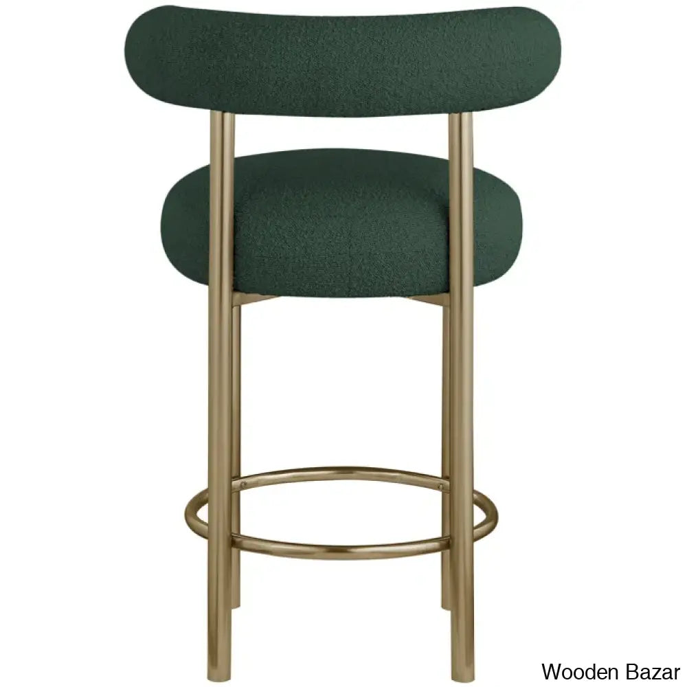 Hurlstono Upholstered Counterstool With Metal Frame (Set Of 2)