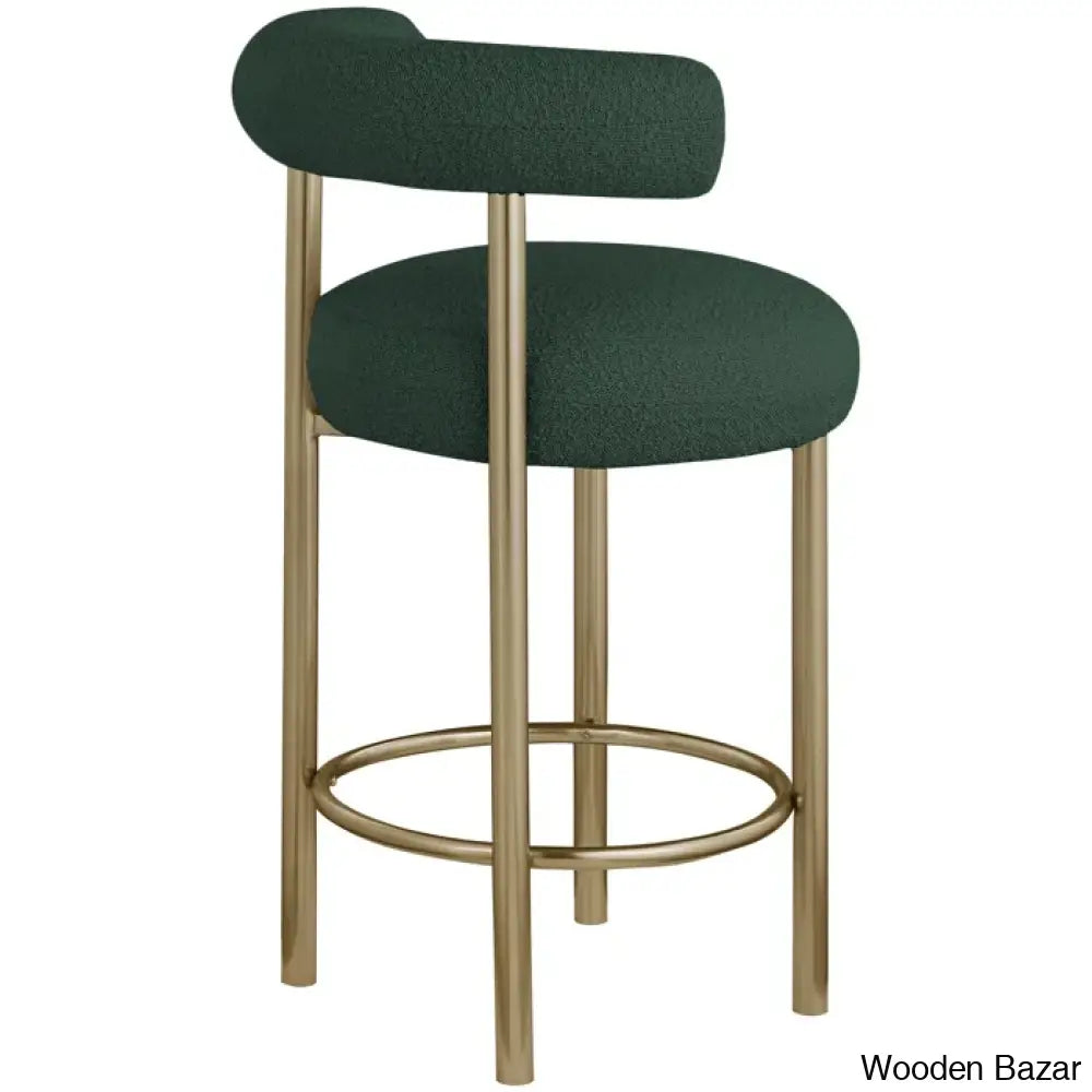 Hurlstono Upholstered Counterstool With Metal Frame (Set Of 2)