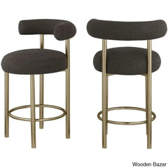 Hurlstono Upholstered Counterstool With Metal Frame (Set Of 2)