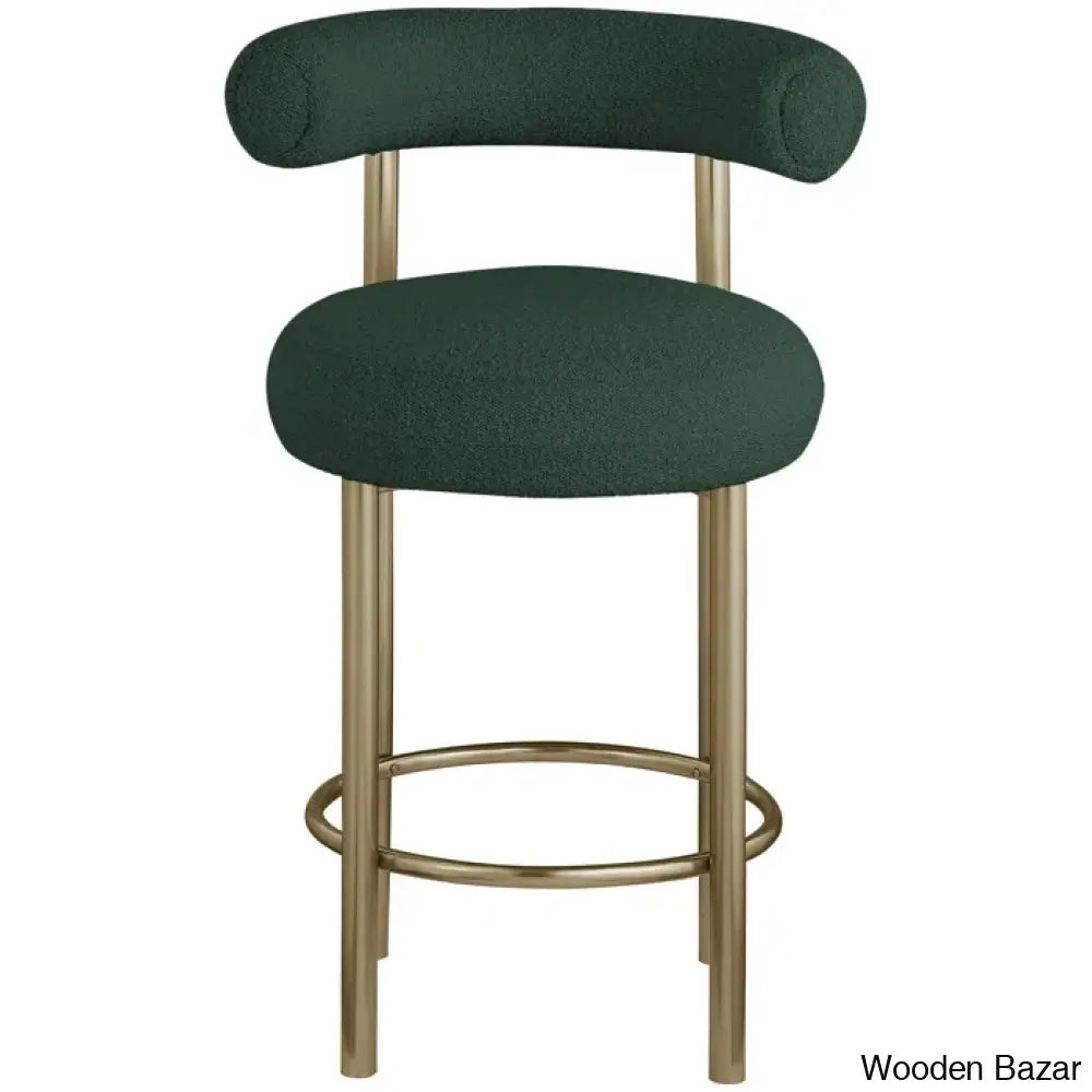 Hurlstono Upholstered Counterstool With Metal Frame (Set Of 2)