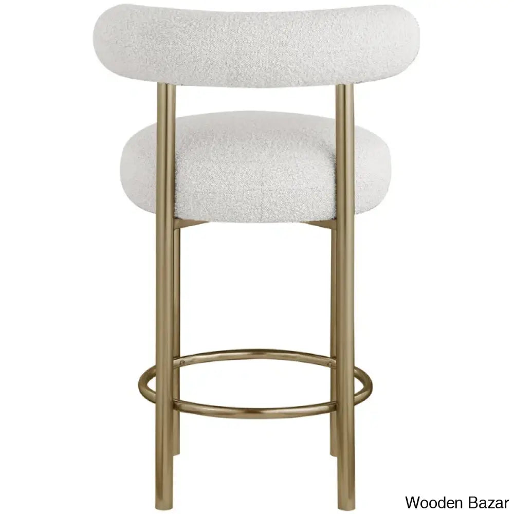 Hurlstono Upholstered Counterstool With Metal Frame (Set Of 2)