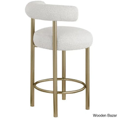 Hurlstono Upholstered Counterstool With Metal Frame (Set Of 2)