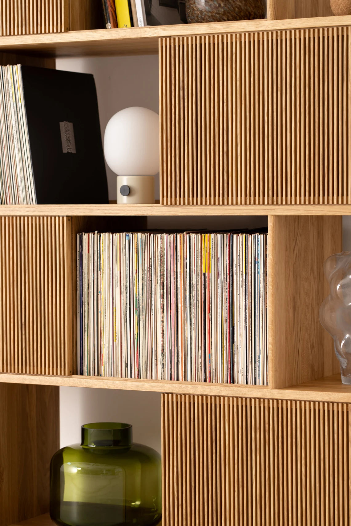 Joss Mid-Centuary Solid Oak Wood Bookshelf - Wooden bazar