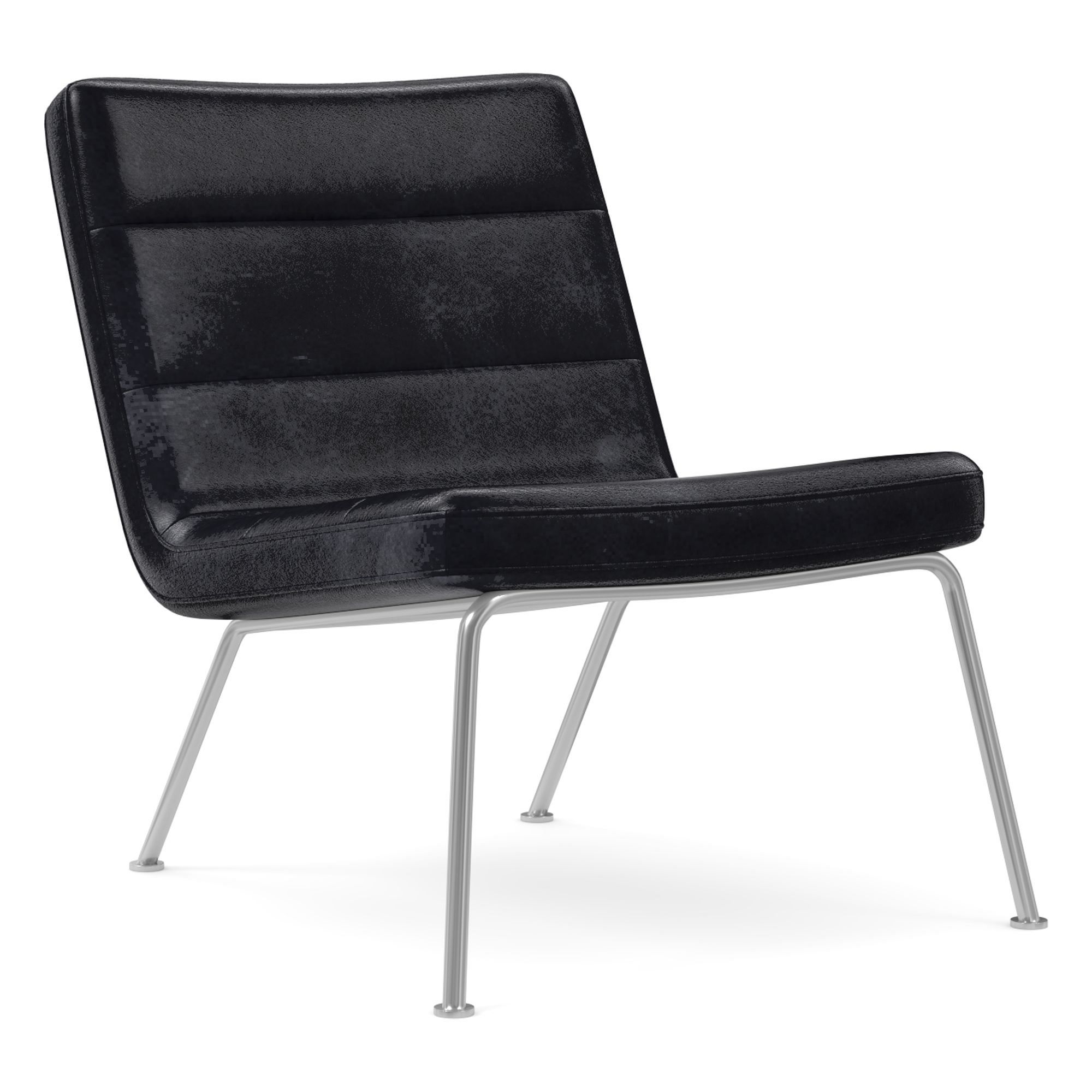 Kavolix Leather Slipper Chair - Wooden Bazar