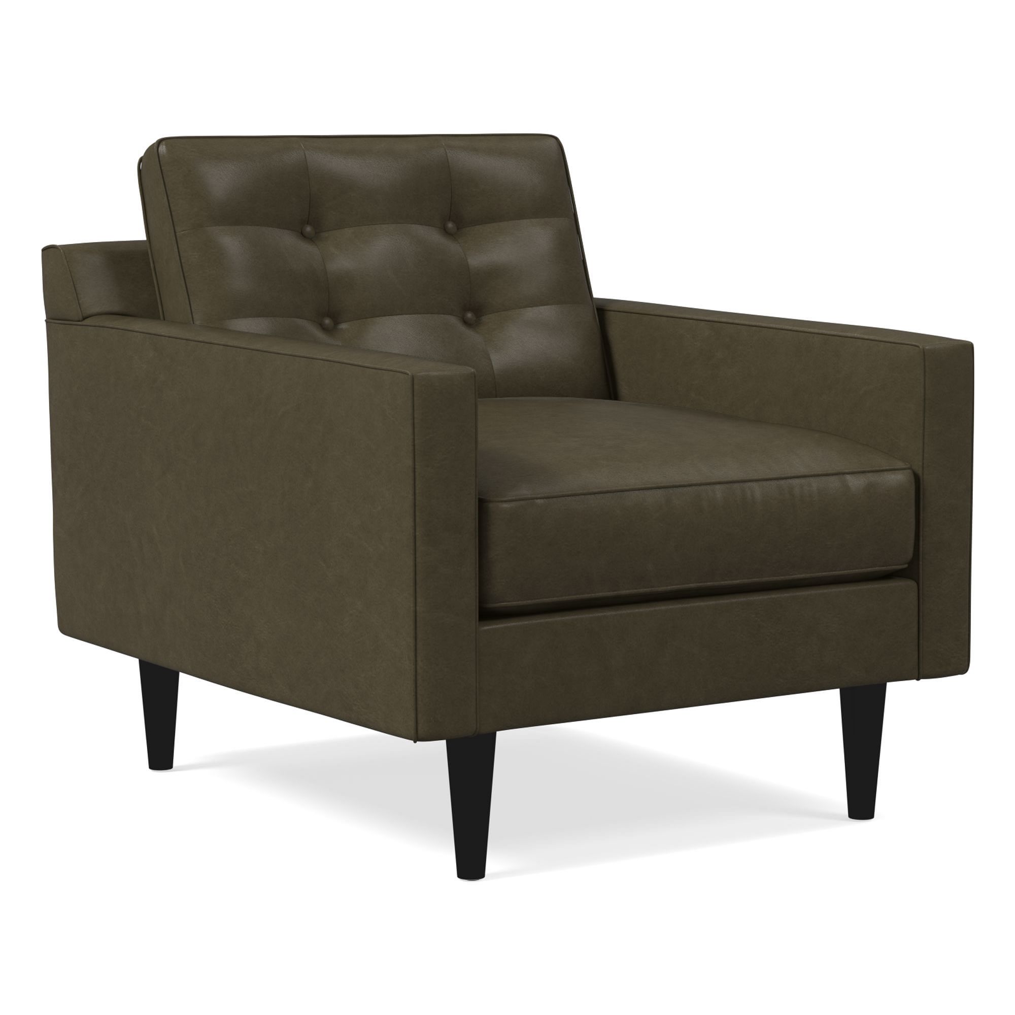 Eiaon Leather Chair - Wooden Bazar