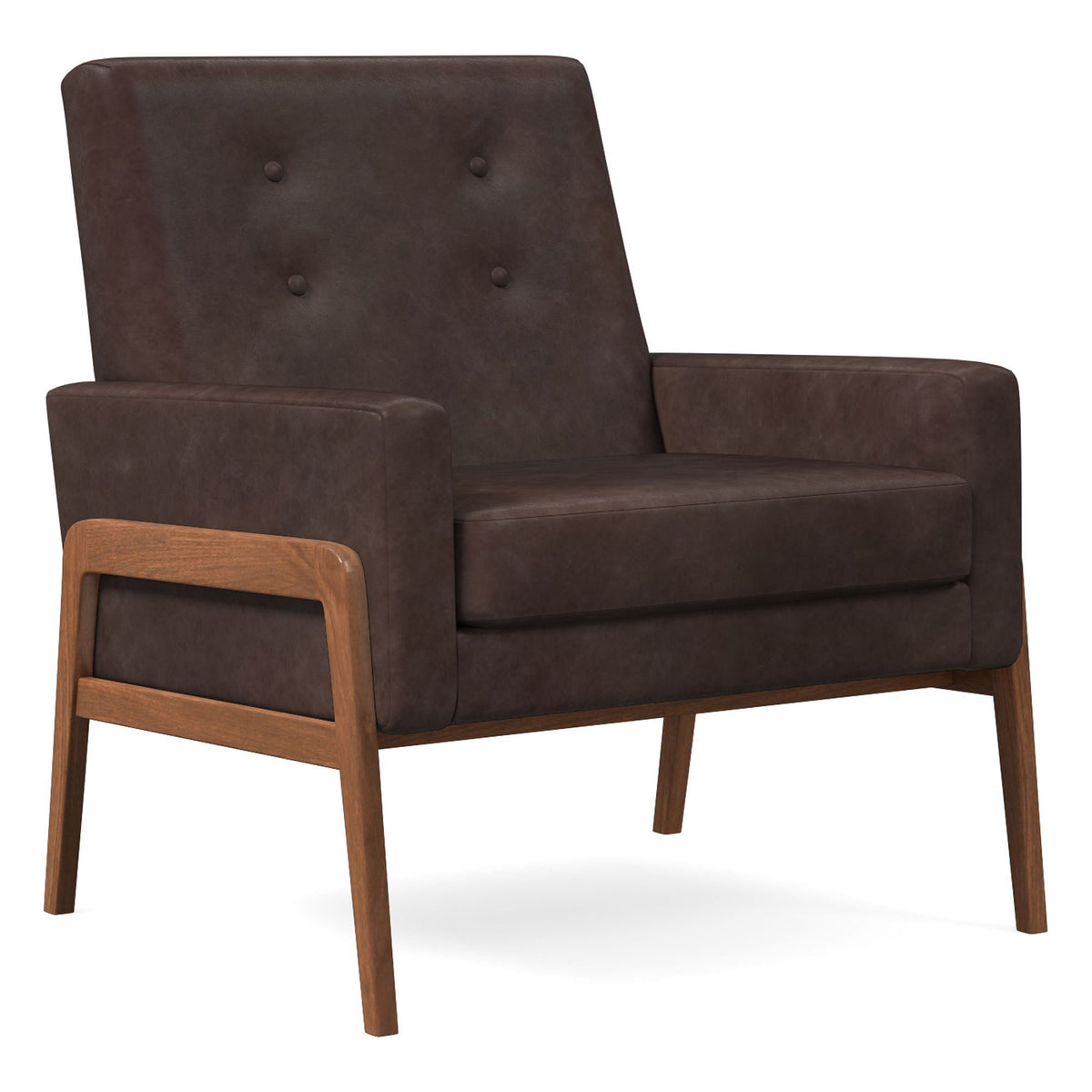 KelBox Leather Chair - Wooden bazar
