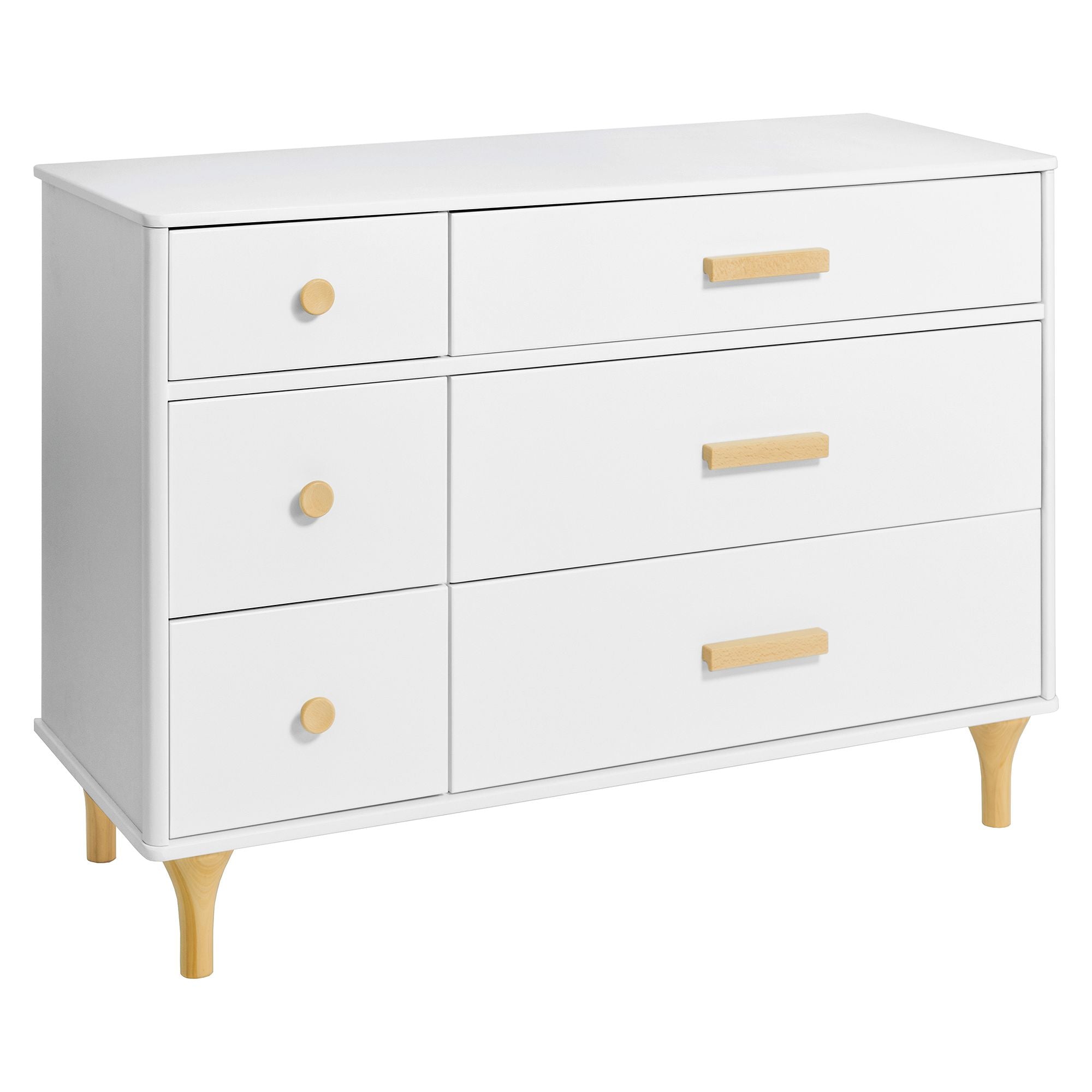 Jelik 6-Drawer Double Dresser - Wooden bazar