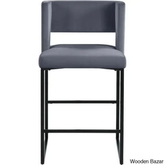 Ingaz Upholstered 26’’ Counter And Bar Stool With Metal Frame (Set Of 2)