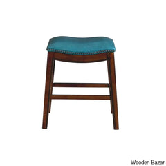 Ingriedo Swivel Upholstered Counter And Bar Stool With Solid Wood Frame