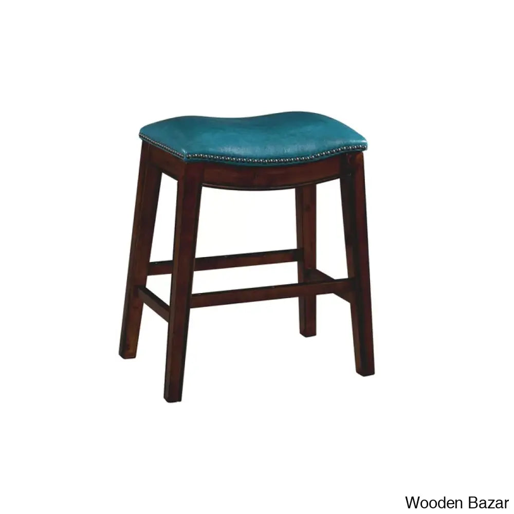 Ingriedo Swivel Upholstered Counter And Bar Stool With Solid Wood Frame