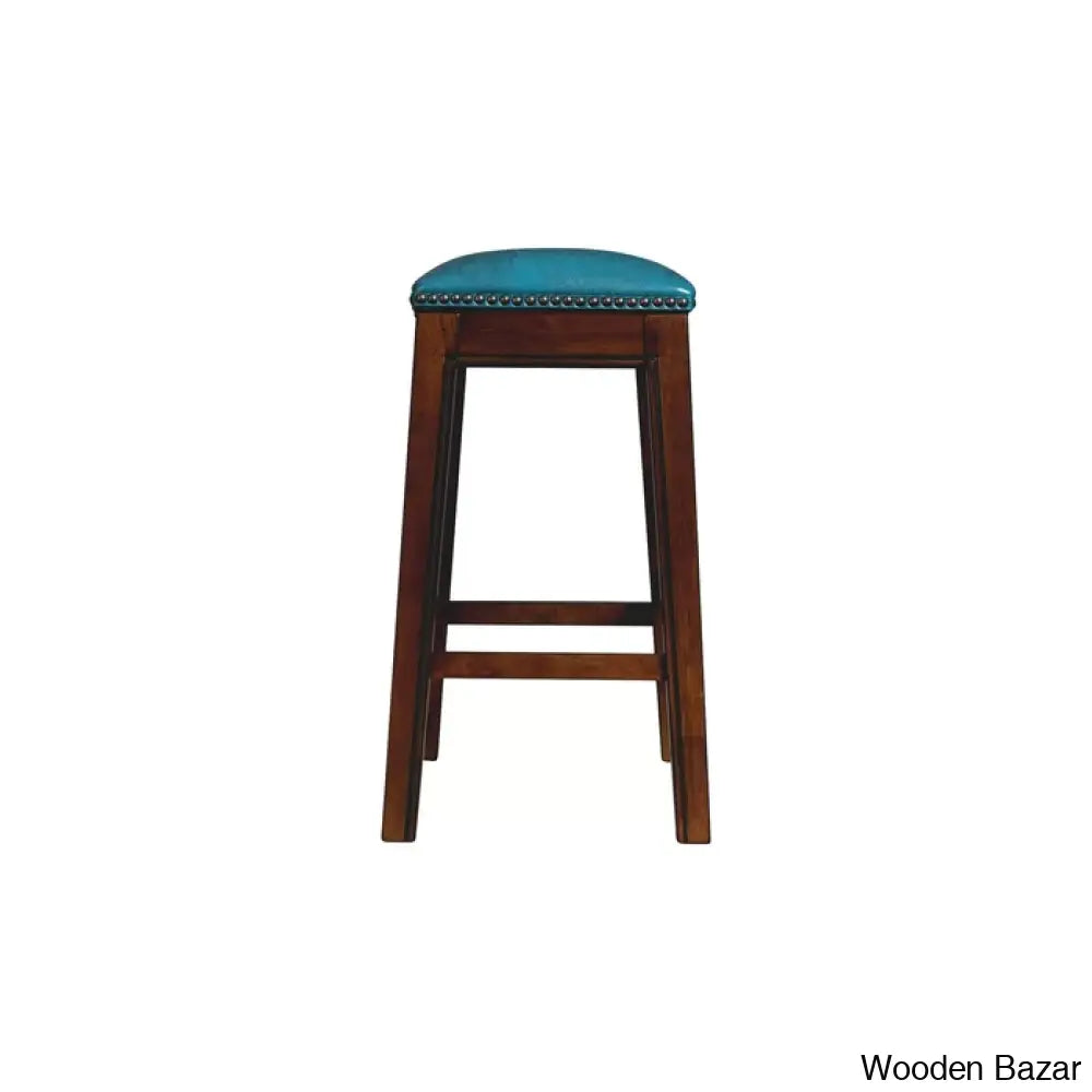 Ingriedo Swivel Upholstered Counter And Bar Stool With Solid Wood Frame