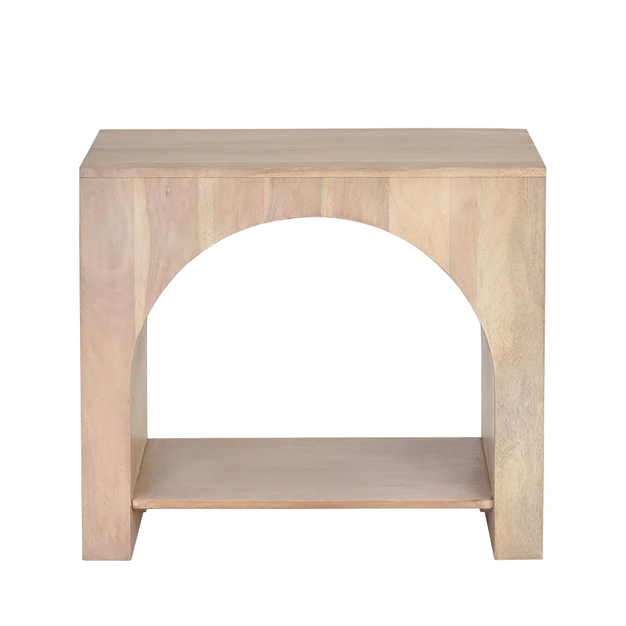 Ichedter Arched Bedside Table - Wooden bazar