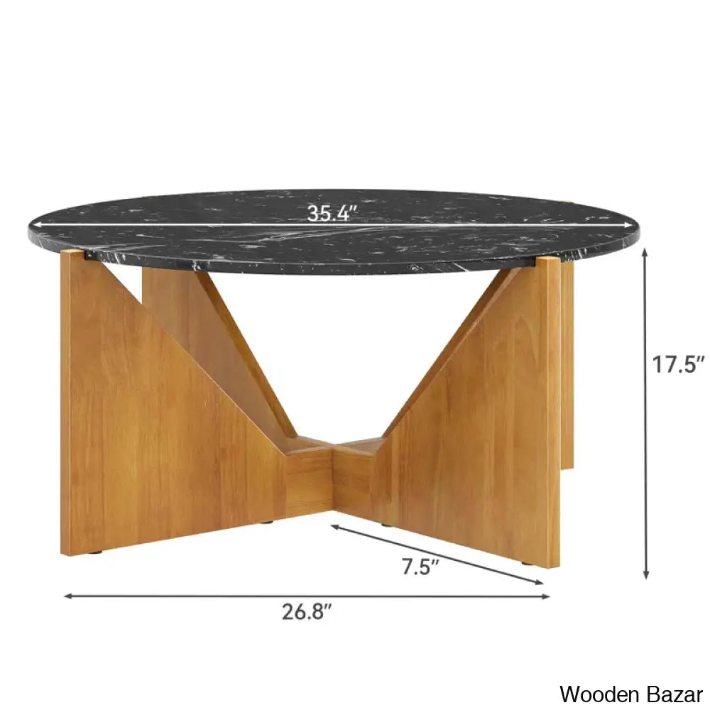 Intsy Round Coffee And Center Table