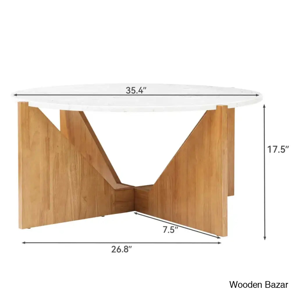 Intsy Round Coffee And Center Table