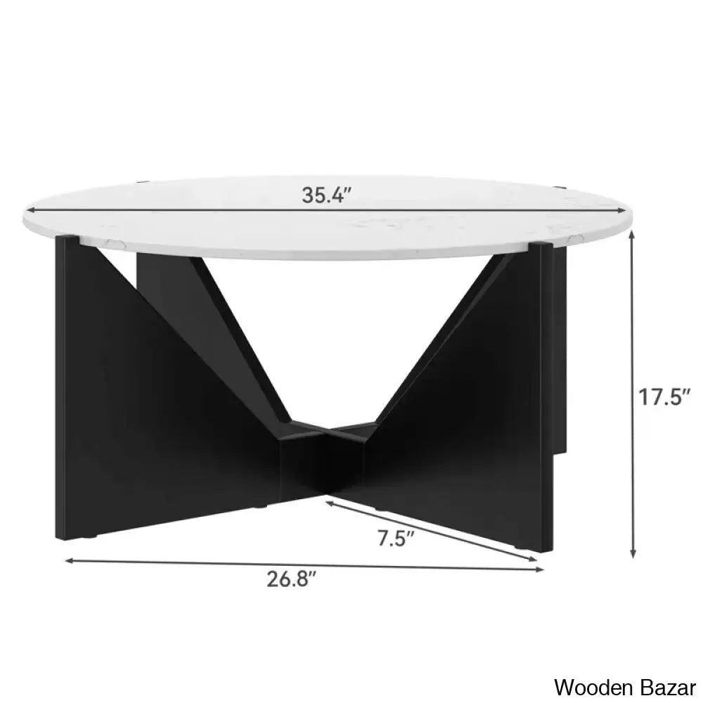 Intsy Round Coffee And Center Table