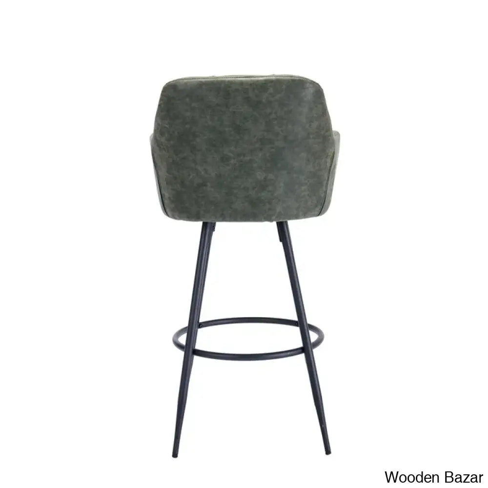 Irelyno Pu Swivel Upholstered 30’’ Counter And Bar Stool (Set Of 2)