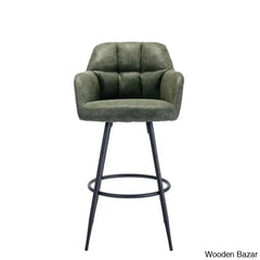 Irelyno Pu Swivel Upholstered 30’’ Counter And Bar Stool (Set Of 2)