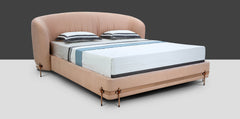 Hamster New Curved Design Bed With Metal Legs in light Pink Color