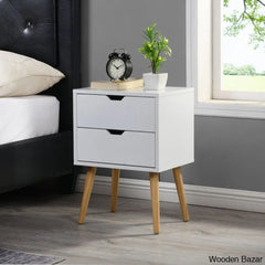 Bedside Table - Wooden Bazar