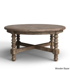 Jacob Solid Wood Coffee And Center Table