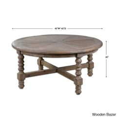 Jacob Solid Wood Coffee And Center Table