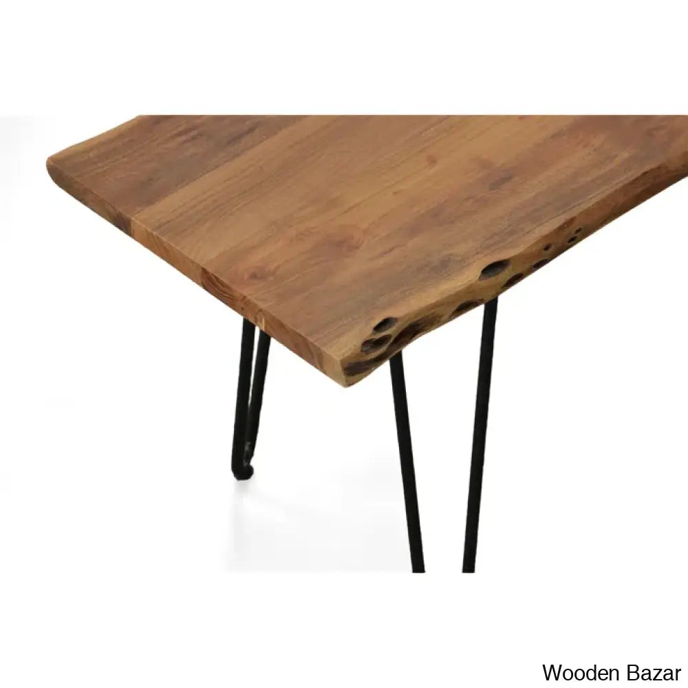 Jacorac Solid Wood Top Coffee And Center Table