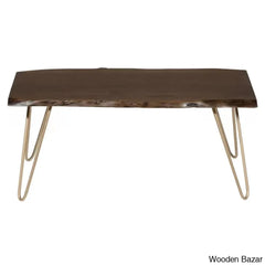Jacorac Solid Wood Top Coffee And Center Table