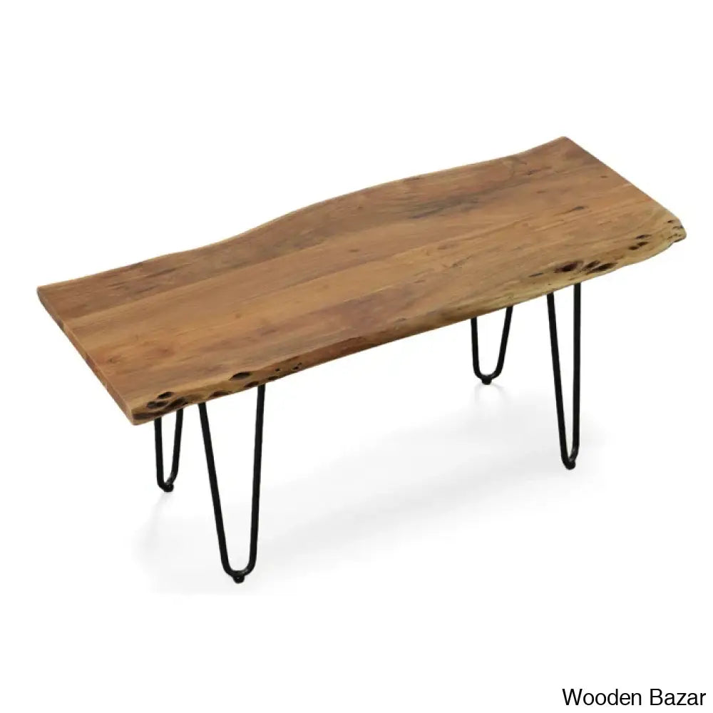 Jacorac Solid Wood Top Coffee And Center Table