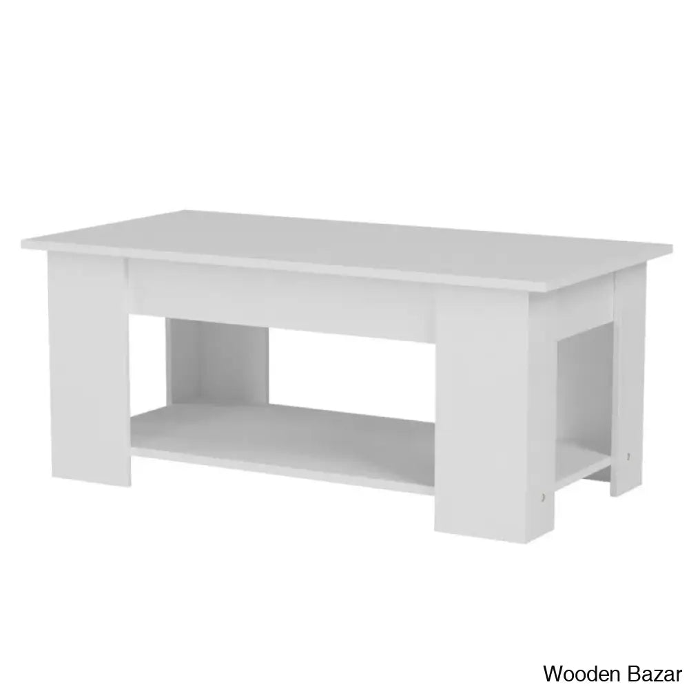 Jairob Single Coffee And Center Table White