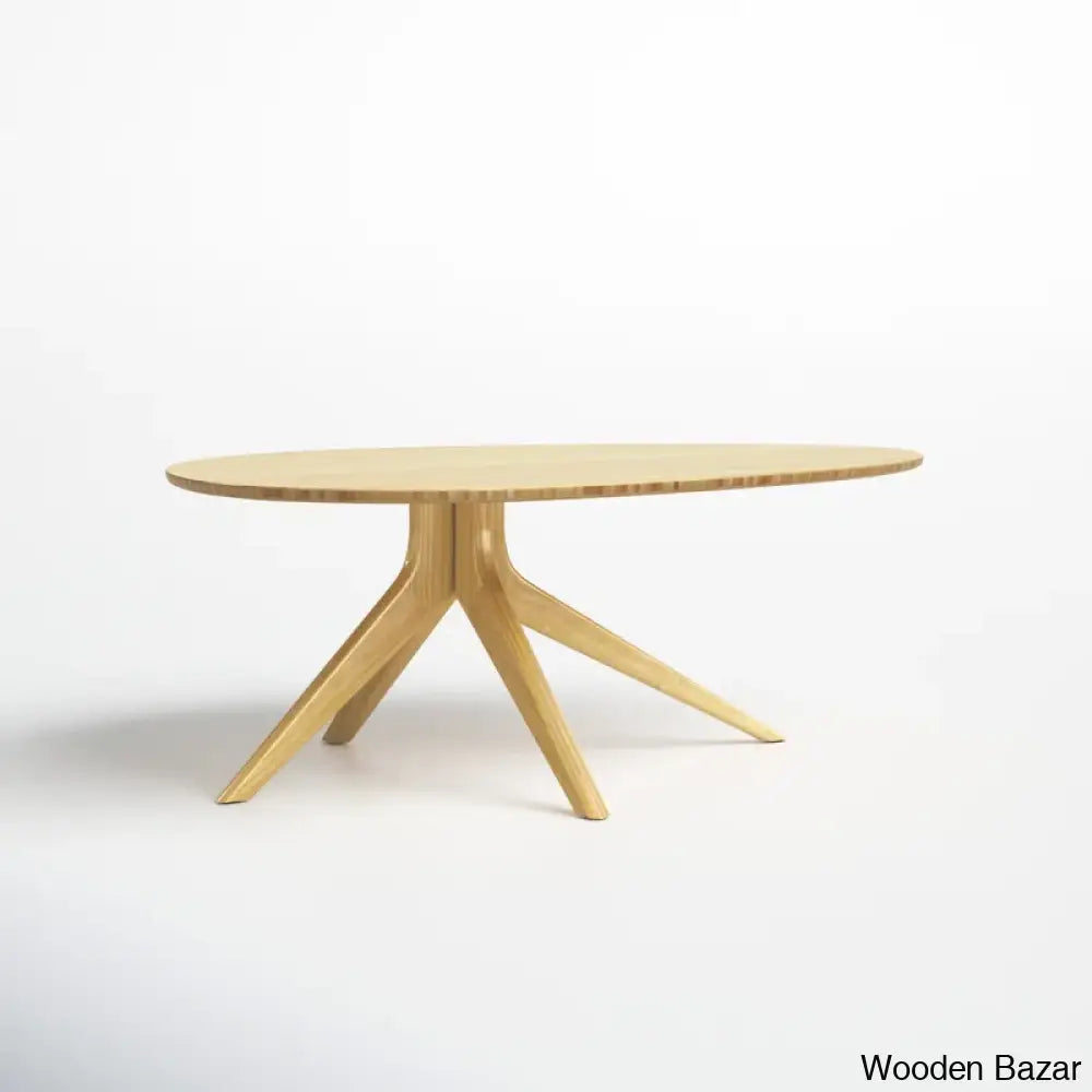 Janeyx Solid Wood Coffee And Center Table