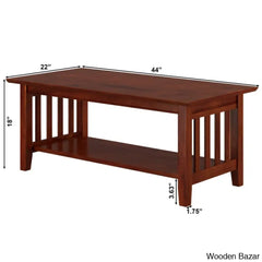 Jarrach Solid Wood Coffee And Center Table