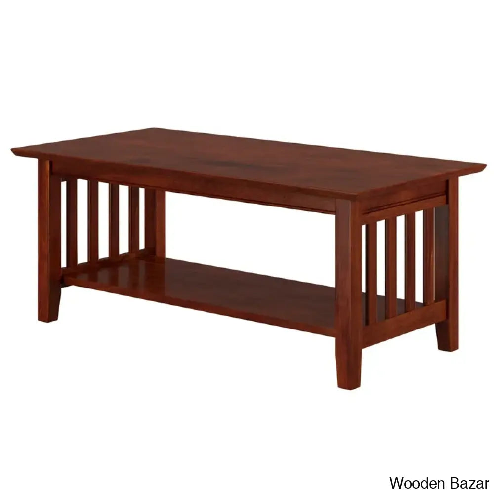 Jarrach Solid Wood Coffee And Center Table