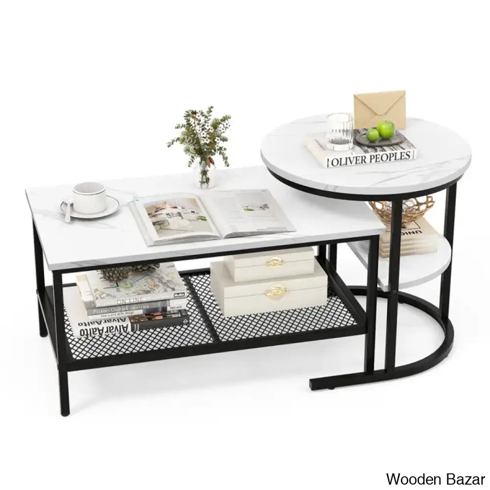 Javarroius Nesting Coffee And Center Table