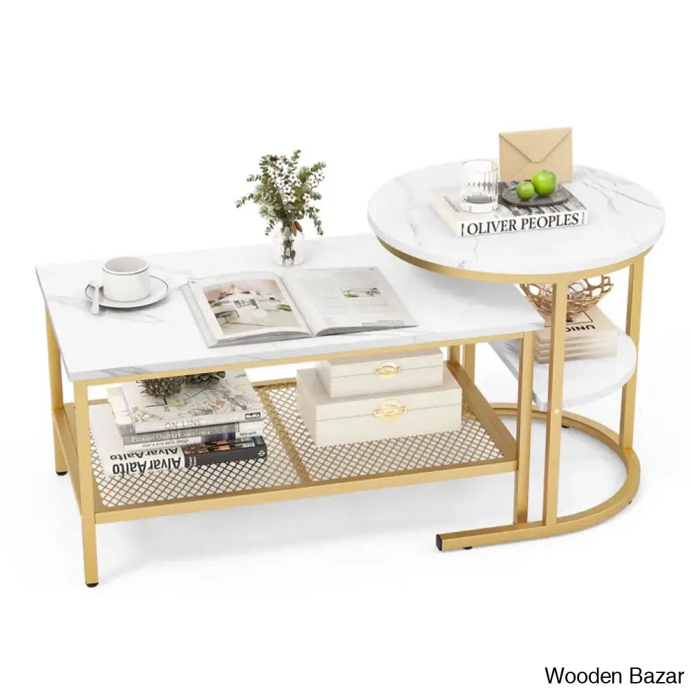 Javarroius Nesting Coffee And Center Table