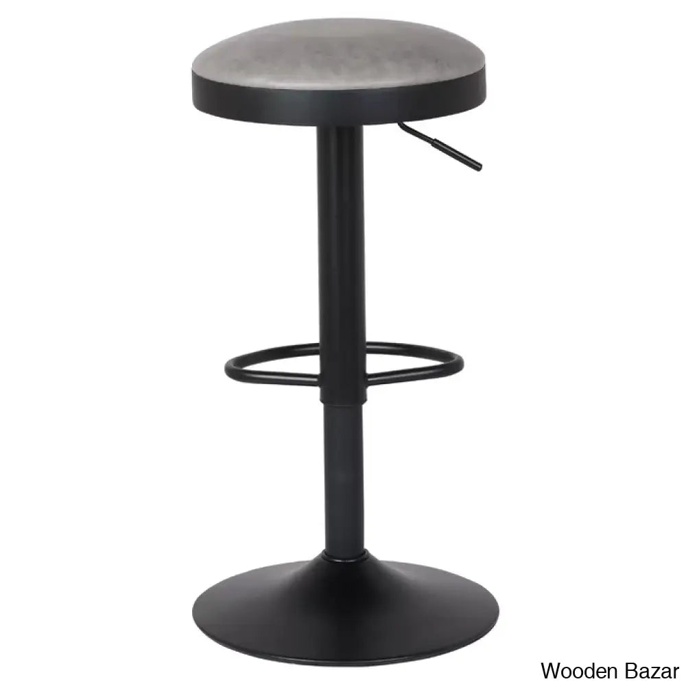 Jaydonw Swivel Upholstered Adjustable Height Counter And Bar Stool With Metal Frame (Set Of 2)