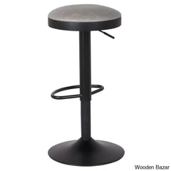 Jaydonw Swivel Upholstered Adjustable Height Counter And Bar Stool With Metal Frame (Set Of 2)