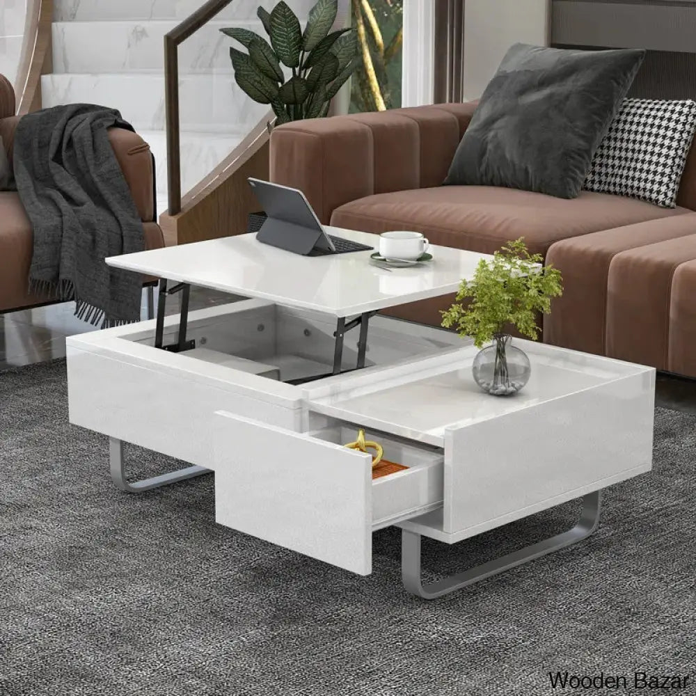 Jayzeh Lift Top Coffee And Center Table Living Room Cocktail Table