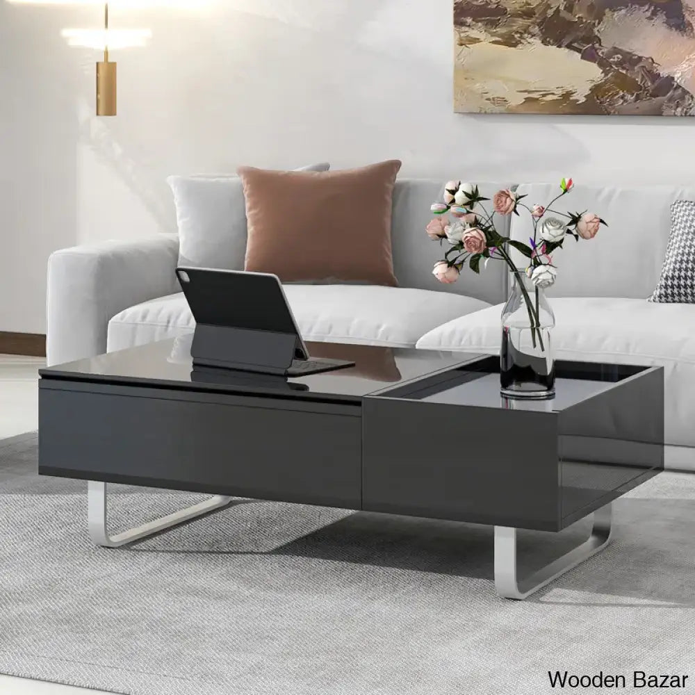 Jayzeh Lift Top Coffee And Center Table Living Room Cocktail Table