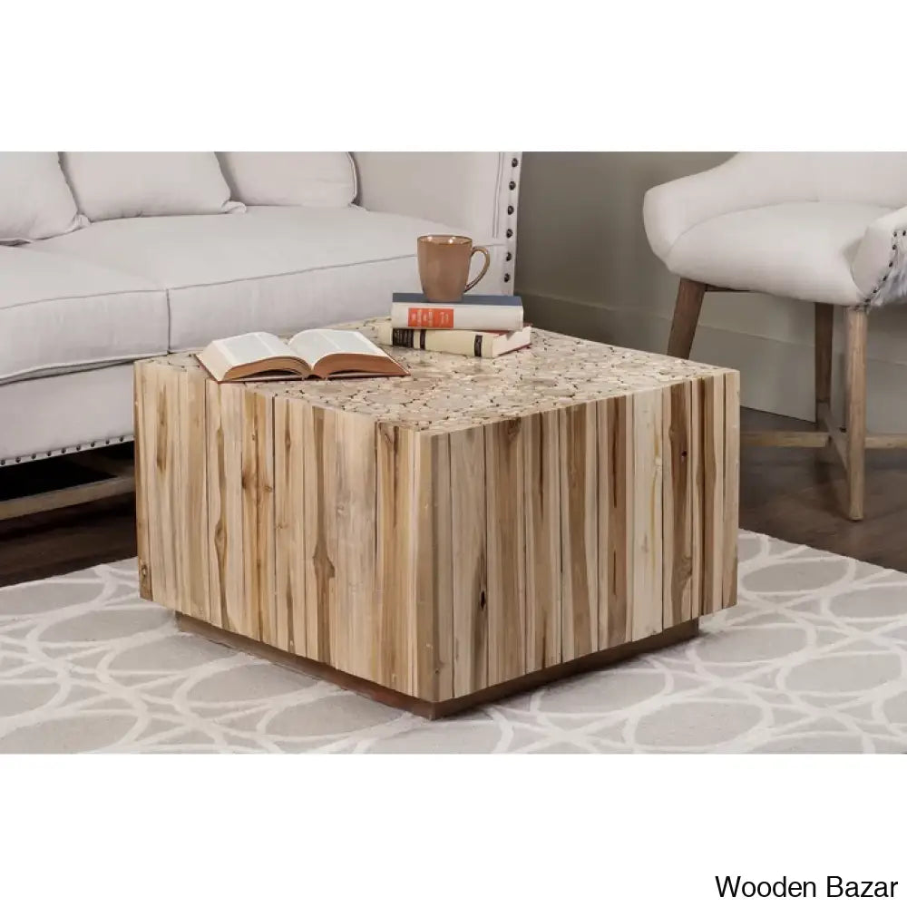 Jellen Solid Wood Coffee And Center Table