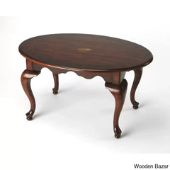 Jeradn Single Coffee And Center Table Cherry