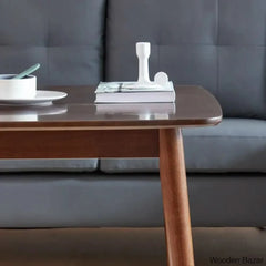 Jereney Solid Wood Square Coffee And Center Table