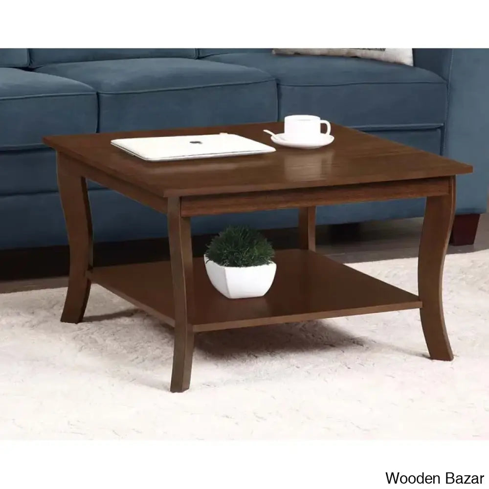 Jeriome Coffee Table With Shelf And Center