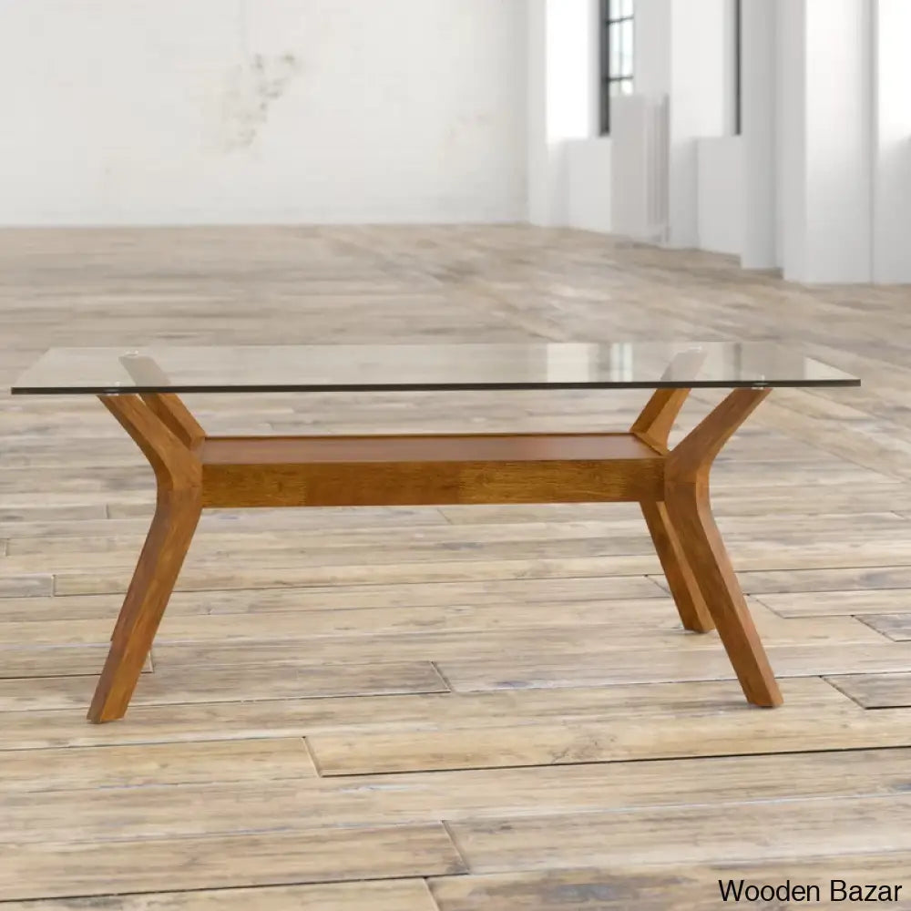 Jermariuos Glass Top Coffee And Center Table