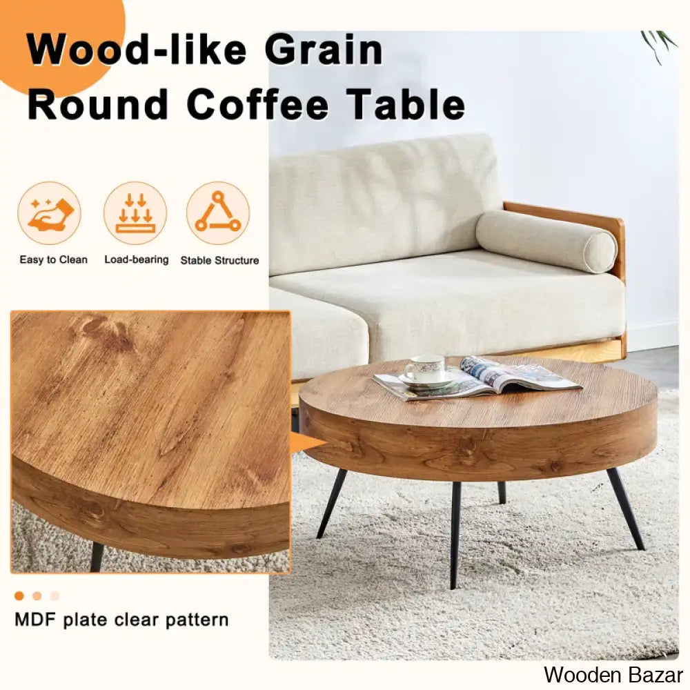 Jeveah Coffee Table And Center Table