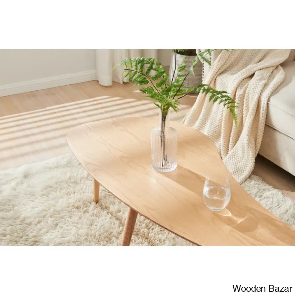 Jhaniyan Solid Wood Coffee And Center Table