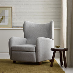Wipick Wing Recliner - Wooden bazar