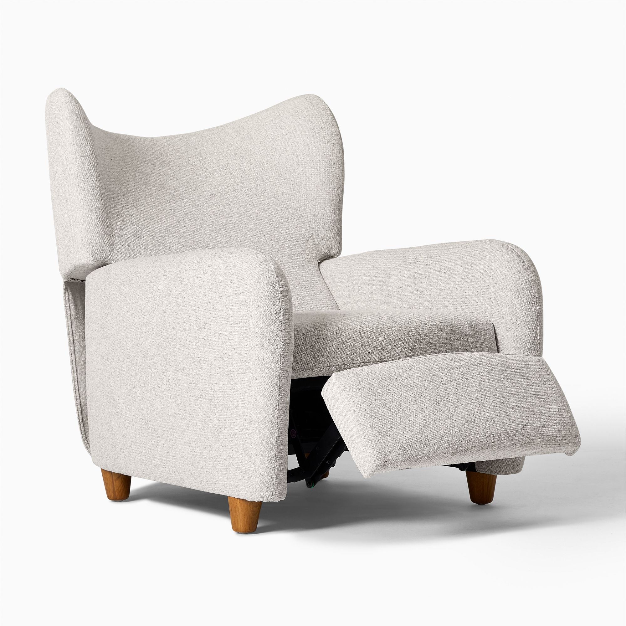 Wipick Wing Recliner - Wooden bazar